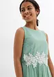 Abito midi con inserto in pizzo, bonprix