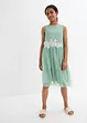 Abito midi con inserto in pizzo, bonprix