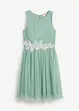 Abito midi con inserto in pizzo, bonprix