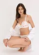 Reggiseno a balconcino con ricami stampati, bonprix