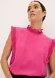 Blusa con volant, bonprix
