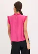 Blusa con volant, bonprix