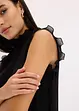 Blusa con volant, bonprix