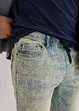 Bermuda in jeans leggero con elastico in vita, slim fit, bonprix