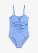 Costume intero in materiale lucido con effetto modellante medio, bonprix