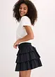 Minigonna in puro cotone, bonprix