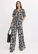 Pantaloni a palazzo con cinta comoda, bonprix