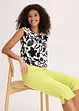 Pantaloni capri con cinta comoda, bonprix