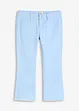 Pantaloni capri in cotone elasticizzato, bonprix