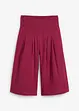 Pantaloni capri in mussola, bonprix
