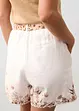 Shorts in puro lino con stampa floreale, bonprix