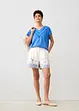 Maglia in puro lino con pizzo, bonprix