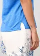 Maglia in puro lino con pizzo, bonprix
