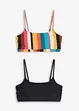 Reggiseno per bikini a bustier (pacco da 2), bonprix