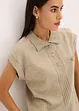 Maglione polo con cotone, bonprix