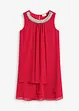 Abito in chiffon con strass, bonprix