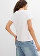 T-shirt basic con stampa (pacco da 2), bonprix