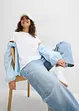 T-shirt basic con stampa (pacco da 2), bonprix