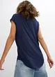 Maglia con fondo asimmetrico in misto viscosa fluente, bonprix