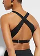 Bikini a bustier a costine (set 2 pezzi), bonprix