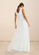 Abito da sposa con paillettes e gonna in tulle staccabile, bonprix