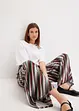 Pantaloni a palazzo in jersey di misto viscosa morbido, bonprix