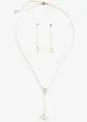 Collana e orecchini (set 3 pezzi), bonprix