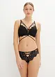 Reggiseno push-up con ferretto e dettagli decorativi, bonprix