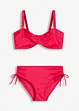 Bikini a balconcino (set 2 pezzi) in materiale lucido, bonprix