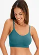 Reggiseno bustier a coste senza cuciture Feel Comfort, bonprix