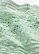 Maglione traforato in misto lino, bonprix