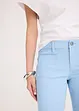 Pantaloni capri in cotone elasticizzato, bonprix