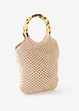 Borsa shopper effetto macramè, bonprix