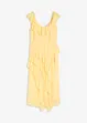 Abito di chiffon con spalline e volant, bonprix