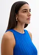 Abito in maglia svasato in misto viscosa, bonprix