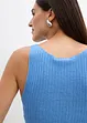Top in maglia aderente in misto viscosa, bonprix