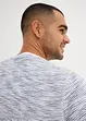 Maglia serafino a maniche corte in puro cotone, bonprix