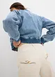 Jeans wide leg con cinta comoda, vita media, bonprix