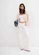 Jeans wide leg, vita bassa, bonprix
