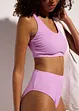 Bikini a bustier a costine (set 2 pezzi), bonprix