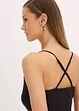 Abito con spalline sottili in fine mesh, bonprix