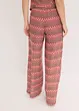 Pantaloni larghi in jersey effetto uncinetto, bonprix