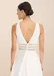 Abito da sposa in satin lucido con pizzo, bonprix