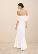 Abito da sposa in satin lucido con strass, bonprix