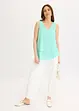 Top in viscosa con cerniera, bonprix