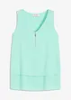 Top in viscosa con cerniera, bonprix