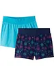 Shorts in jeans di puro cotone biologico (pacco da 2), bonprix