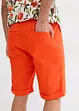 Bermuda con elastico in vita in misto lino, regular fit, bonprix