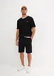 T-shirt e pantaloni corti in maglina di puro cotone biologico (set 2 pezzi), bonprix