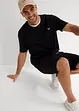 T-shirt e pantaloni corti in maglina di puro cotone biologico (set 2 pezzi), bonprix